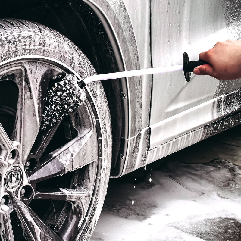 Maxshine Microfibre Wheel Brush - Angled