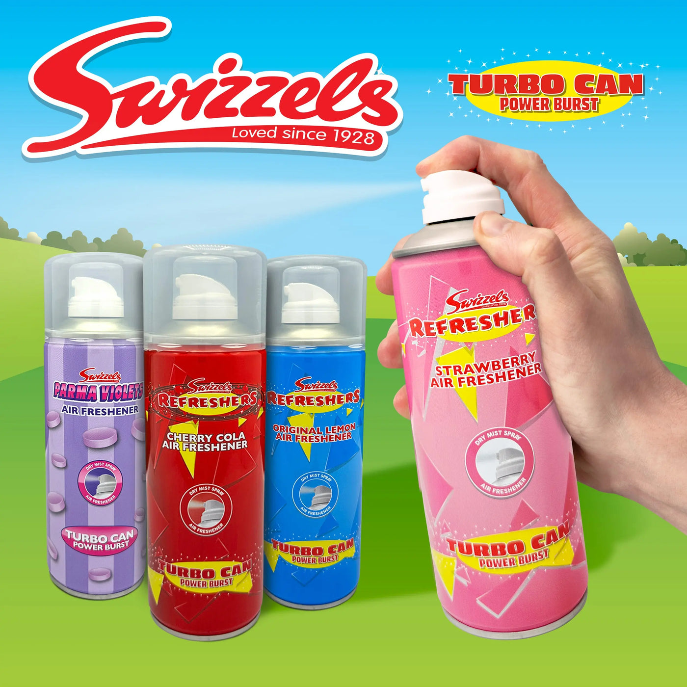 Swizzels Turbo Can Spray - Strawberry