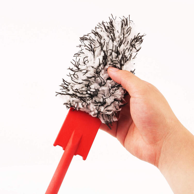 Maxshine Premium Flat Microfibre Wheel Brush - Small