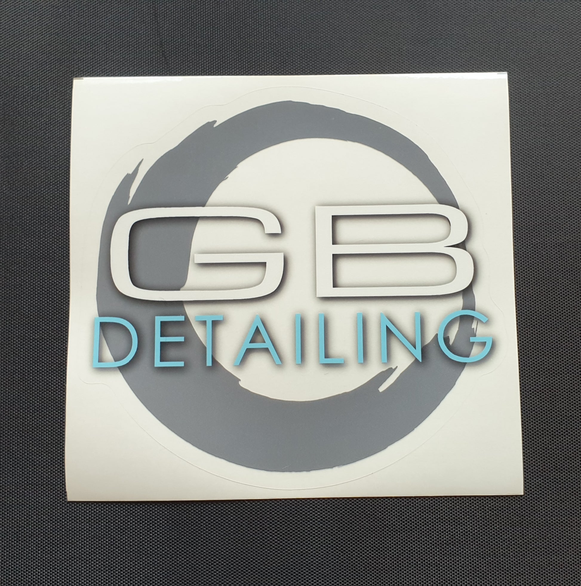 GB Detailing logo sticker