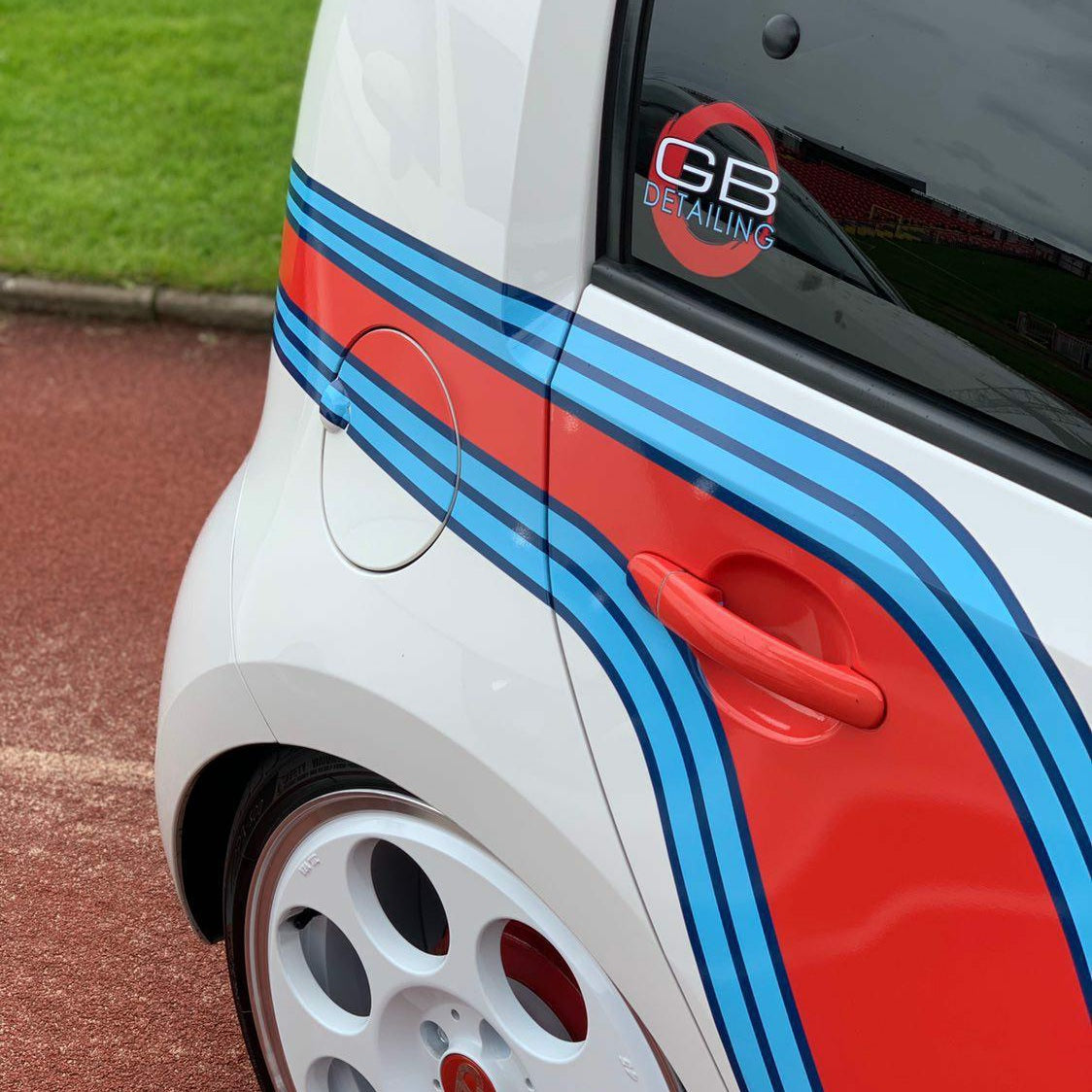 GB Detailing logo sticker
