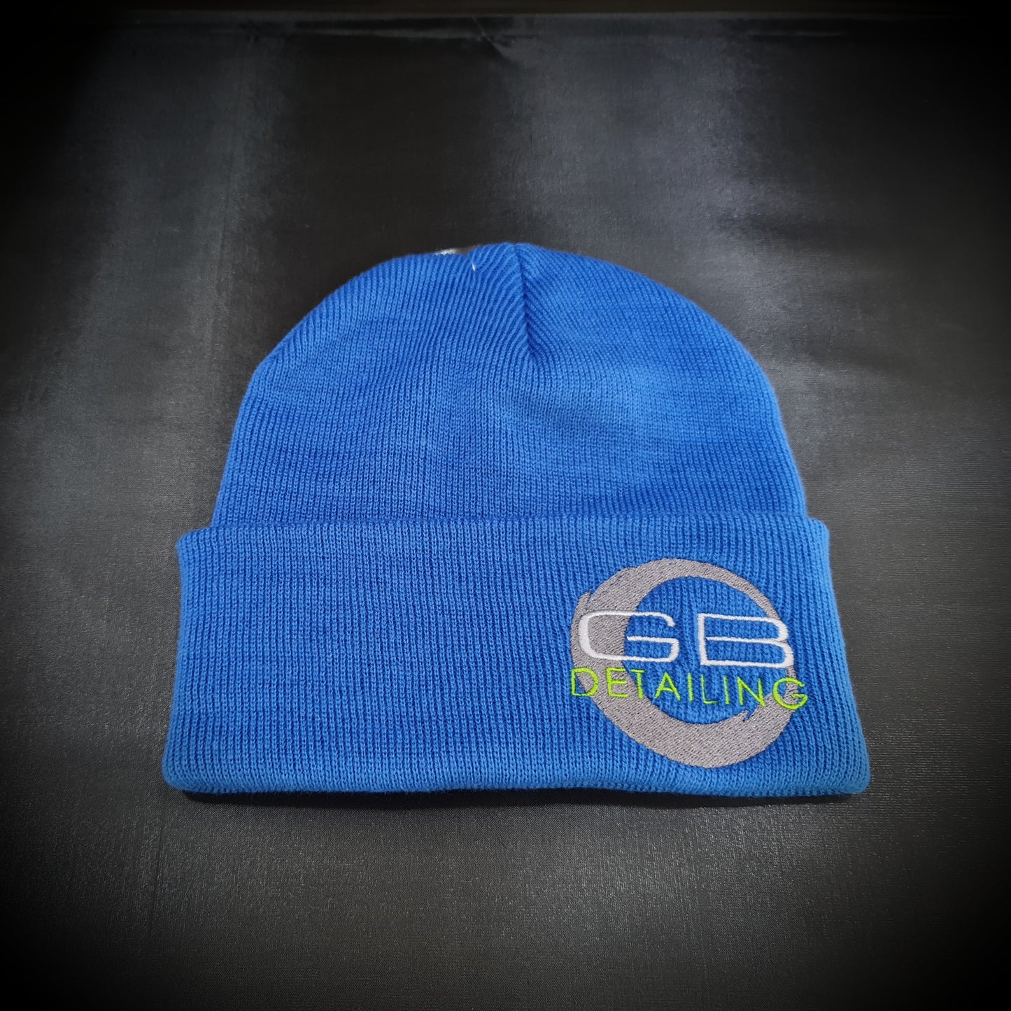 GB Detailing beanie hat royal blue