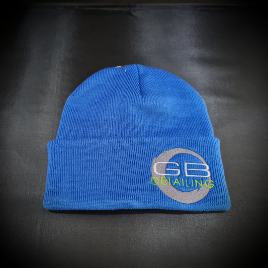 GB Detailing beanie hat royal blue