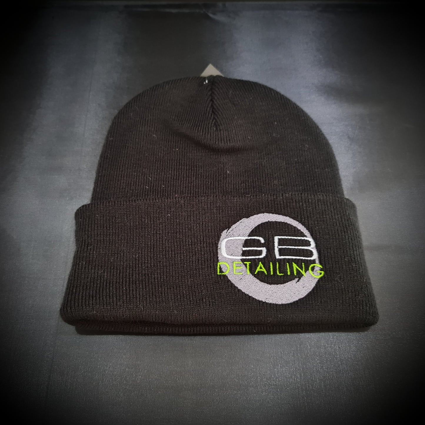 Gb detailing beanie hat black