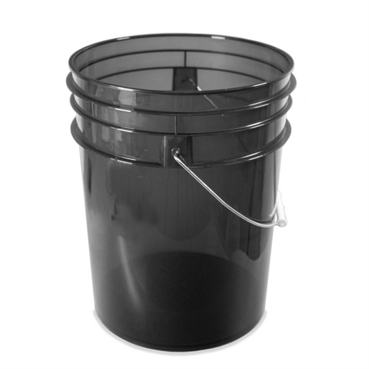 Grit Guard Wash Bucket - Clear Black