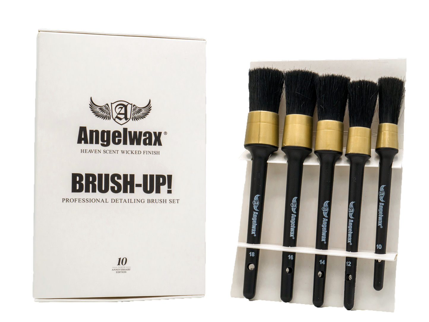 Angelwax Brush-Up Detailing Brush Set (5)