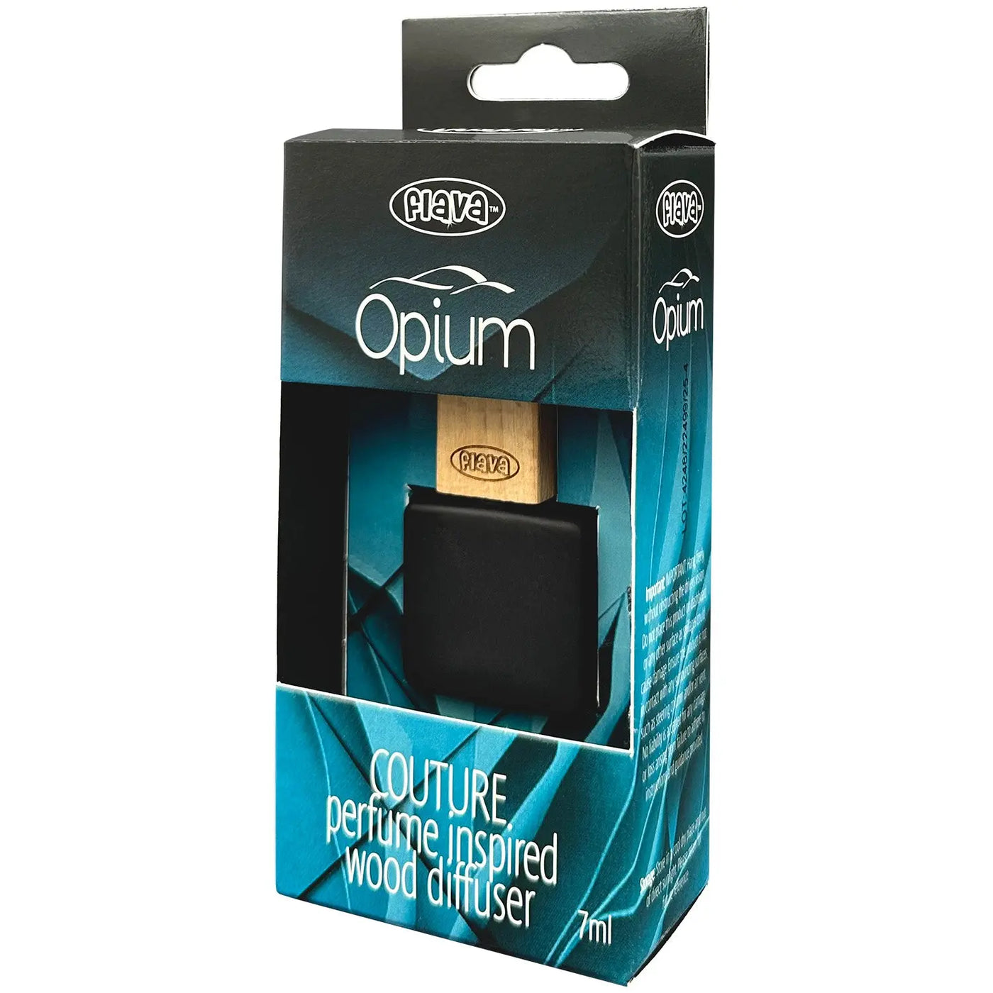 Flava Couture Wood Car Air Freshener - Opium