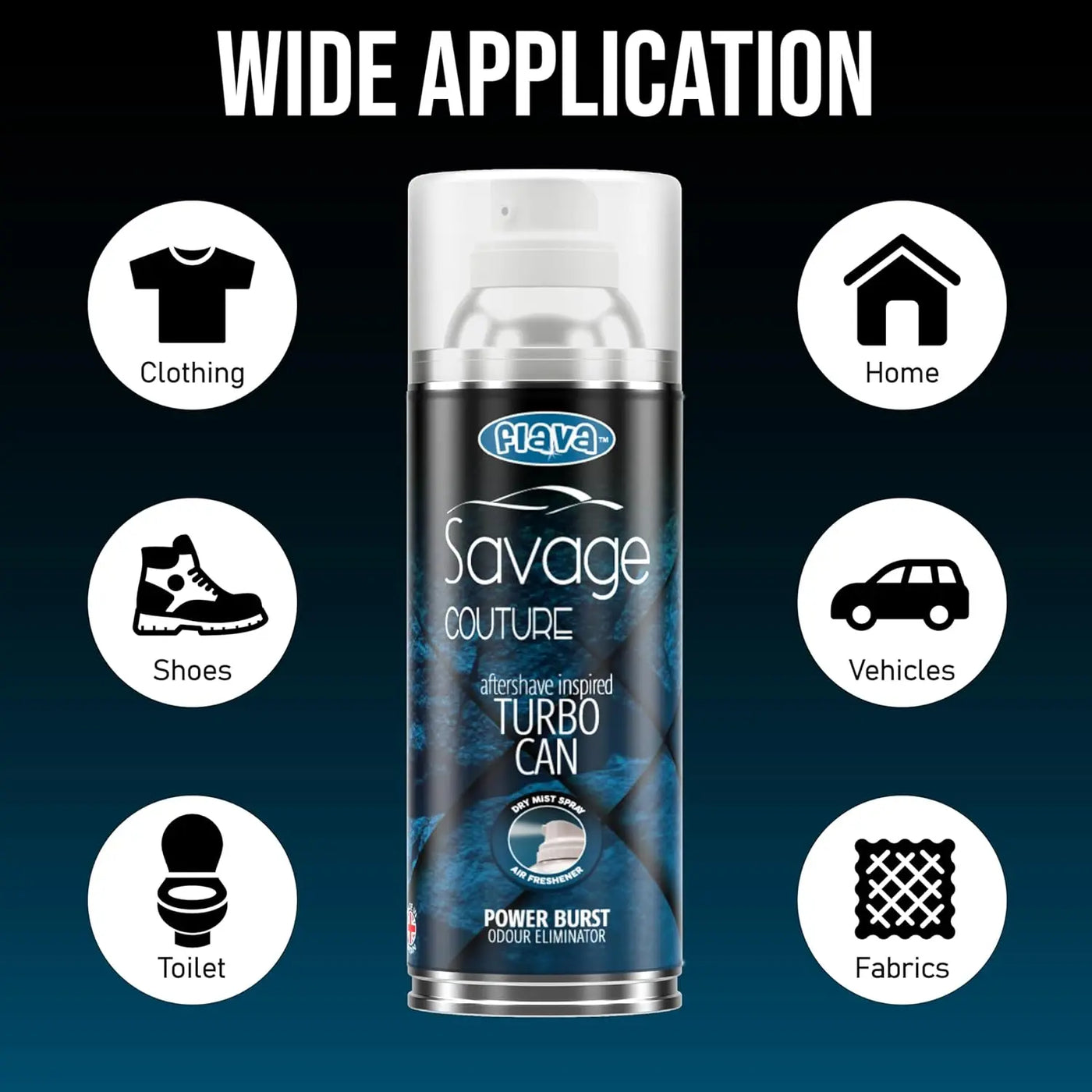 Flava Couture Turbo Can Spray- Savage