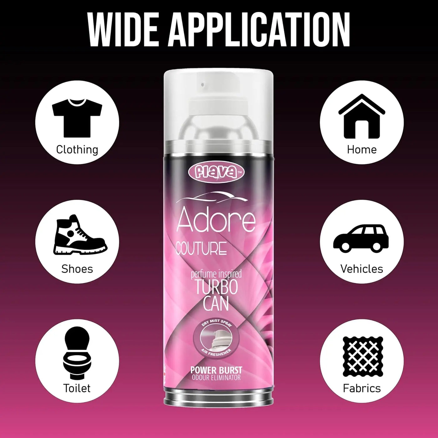 Flava Couture Turbo Can Spray - Adore