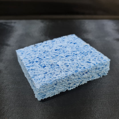 Cellulose cleaning sponge blue