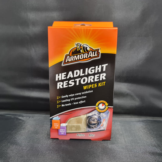 ArmorAll headlight restorer wipes kit